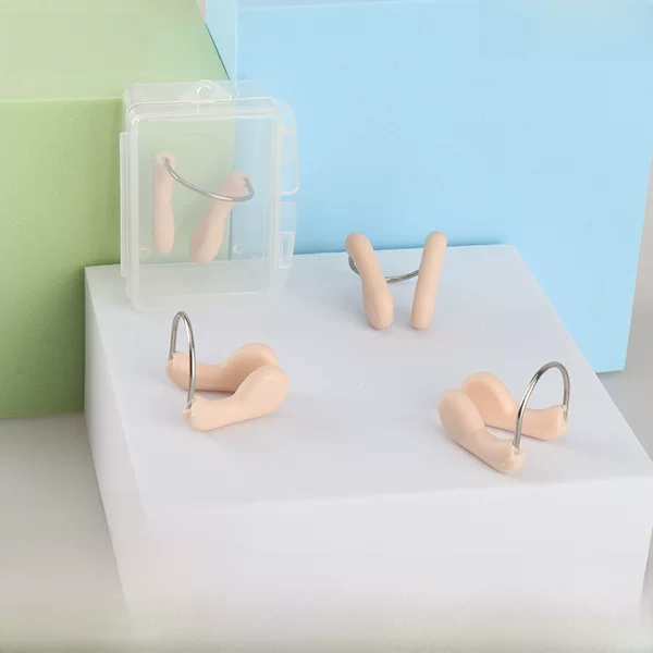 Swimming nose clip professional silicone wire nose clip adult children men's and women's training non-slip anti-choking factory direct sales
