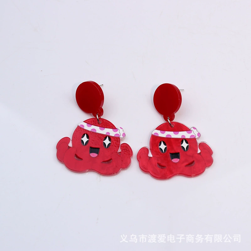 (Cross-border trading), acrylic earrings solar-powered, halloween