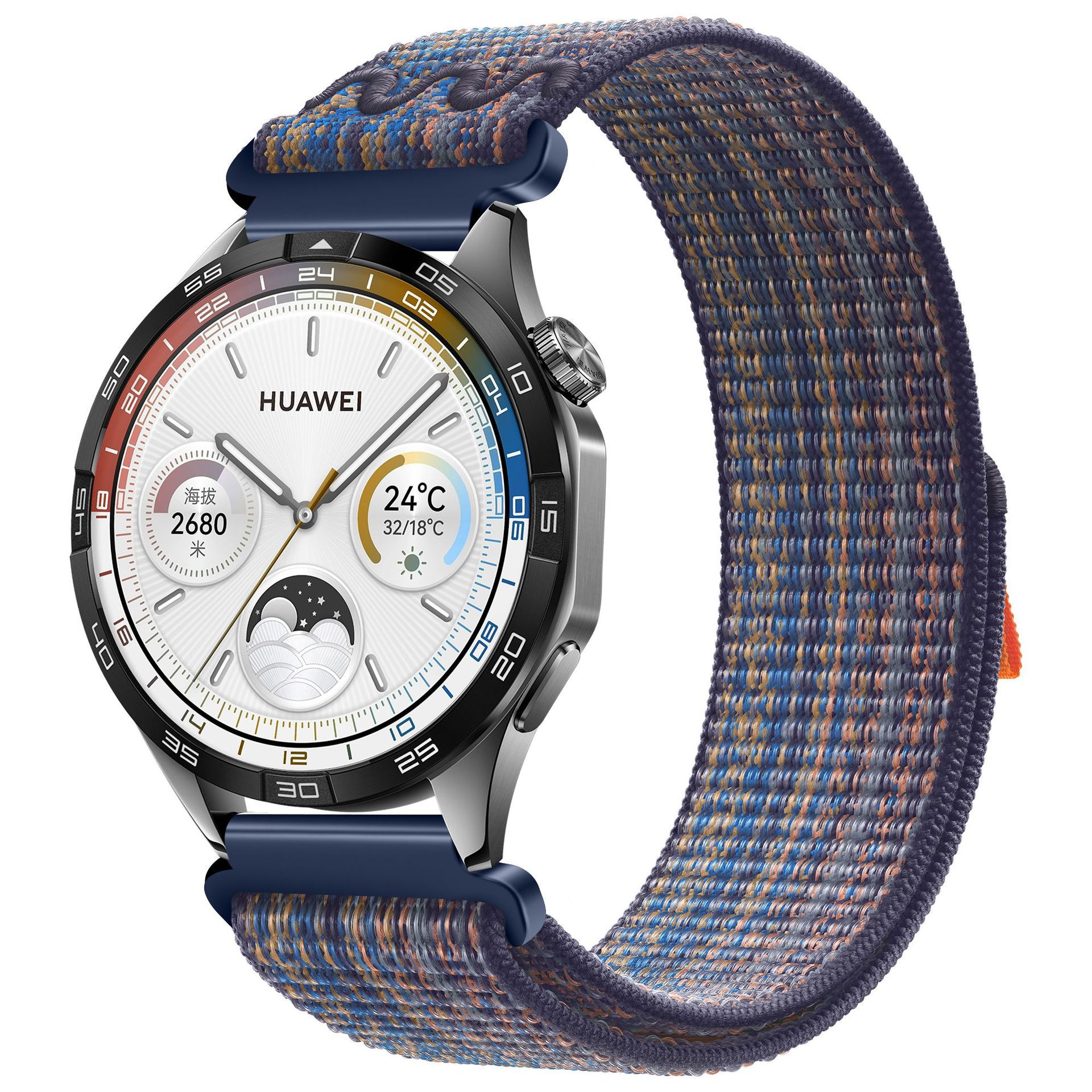 Huawei gt5/4 シーズンガーゼ時計ストラップ Samsung watch7/6 ユニバーサルベルクロループナイロン時計ストラップに適しています。