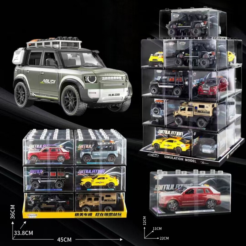 Children's Door-Opening Sound and Light Inertia Car Toy Ruisi Yiwan Simulation Sports Car Model Boy's Toy Off-Road Vehicle Gift