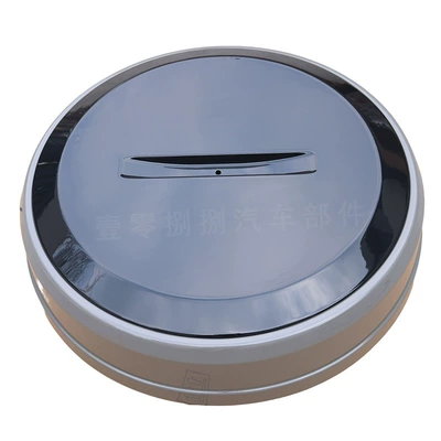 Spare wheel cover Jimny Jb64 Jb74 Modification - silver-gray-with-bright-black