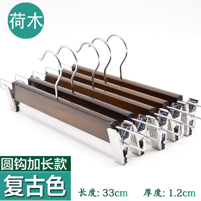 Perchas de madera maciza tienda de ropa hotel al por mayor soporte de ropa para el hogar dormitorio estante de ropa percha madera para adultos