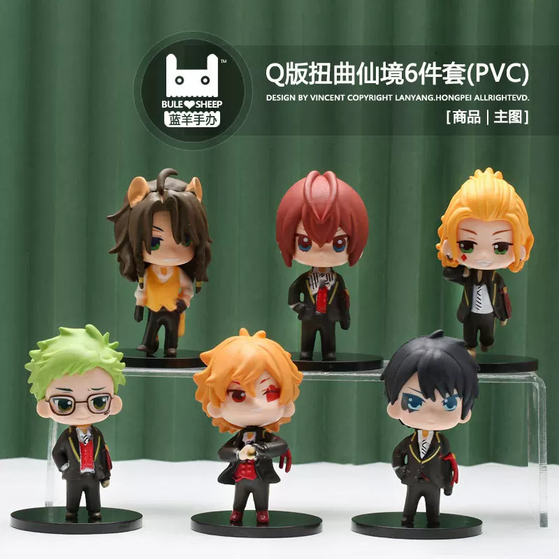 Фигурки Blind Box Twisted Wonderland Ханаэ Нацuki Сузуки Роутa Анимационные фигурки игрушка торт выпечка модель