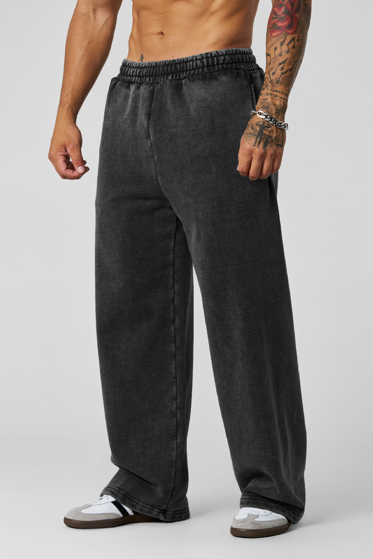 YoungLA Sweatpants Straight Mineral Black