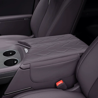 Xpeng Gx Dedicated Armrest Box Heightening Protective Cover, Same Color as the Original Car, Velcro Installation, Upgraded Storage Pocket (Armrest box pad) - xpeng-gx-lin-wu-zi