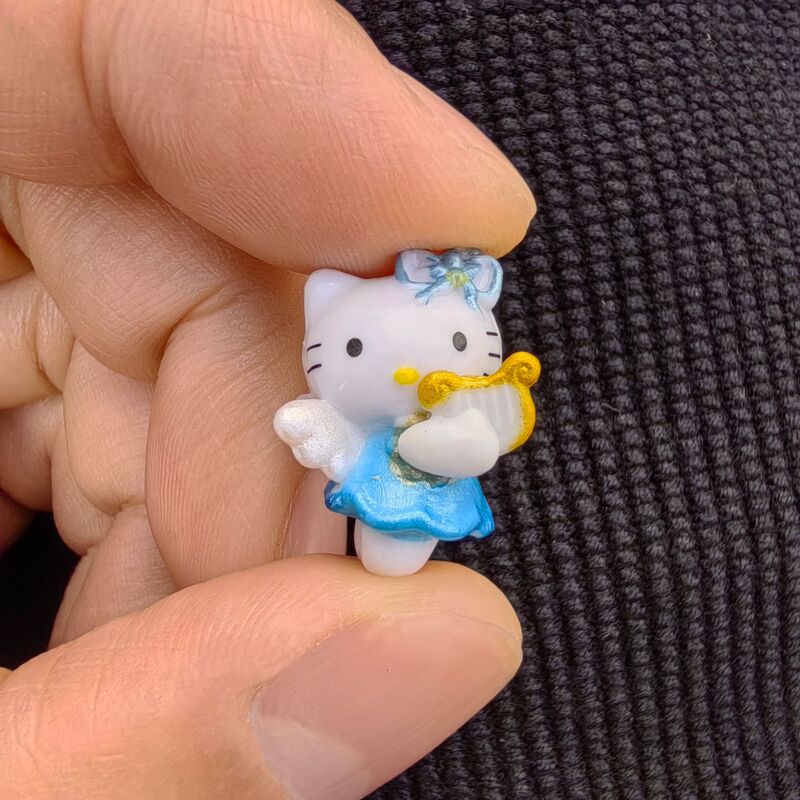 卡通KT猫咪公仔手机链钥匙扣饰品配件吊坠挂件装饰材料玩偶小摆件|undefined