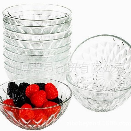 亚马逊跨境热销玻璃碗沙拉碗