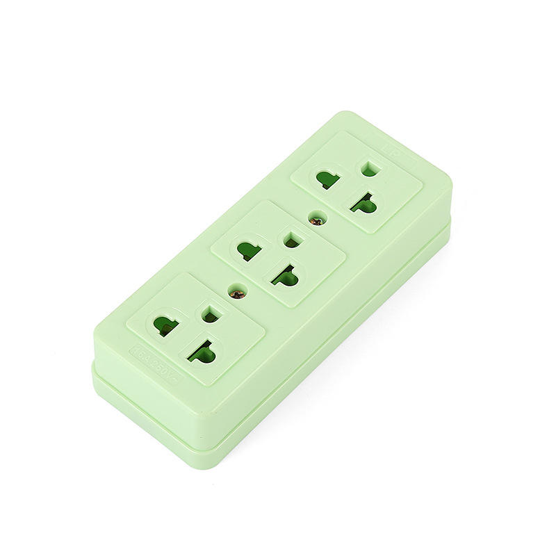 Placa de enchufe de cableado de comercio exterior de Seis hoyos de nueve hoyos enchufe de fila de comercio exterior Placa de enchufe especial de comercio exterior 6 hoyos 9 hoyos