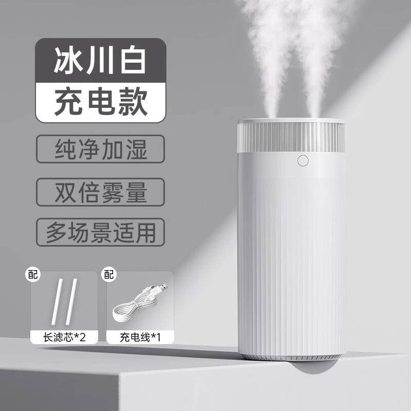新しい加湿器家庭用ダブルスプレー濃霧 USB ナイトライト空気加湿器オフィス寮デスクトップ加湿器|undefined