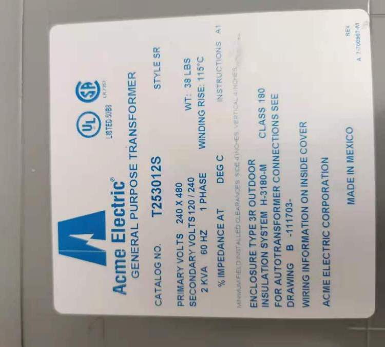 ACME变送器T253012S美国到货咯