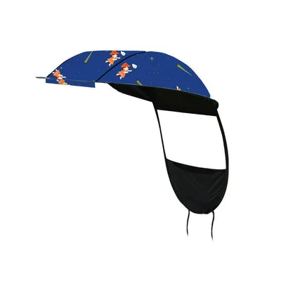 Elektromobil üçün ön şüşə çətiri (günlük) – vehicle roof cover - single-canopy-starry-sky-girl-velcro-patch-default-item