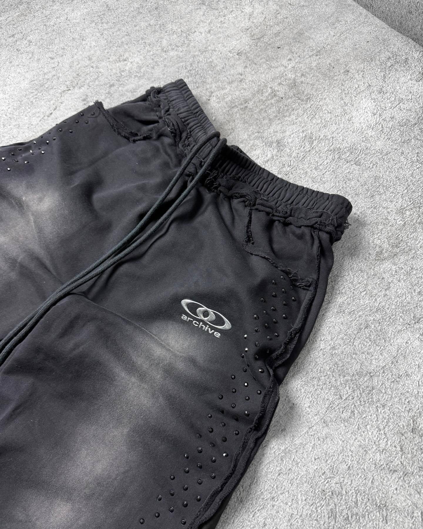 American Personalized Street Design Hot Diamond Casual Retro Loose Trend Casual Pants Straight Men's And Women's Same Trousers_viptrois.com