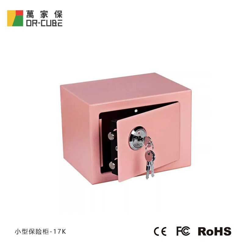 Распределение сейфа Wanjiabao-17k, безопасного бытового маленького механического ключа, мини-прикроватного цельнометаллического частного сейфа