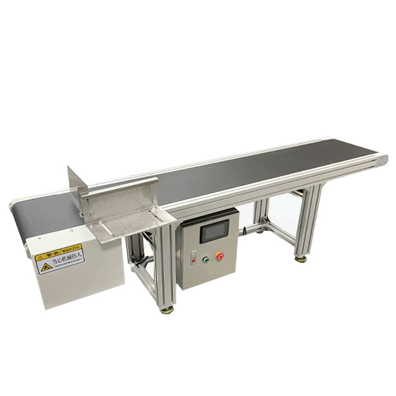 Fully automatic point collector small servo touch screen control automatic hill climb belt conveyor feeder spot