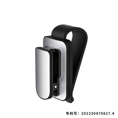 Glasses Clip Car Supplies: Car Glasses Clip/Bill Clip - black-silver-can-be-customized