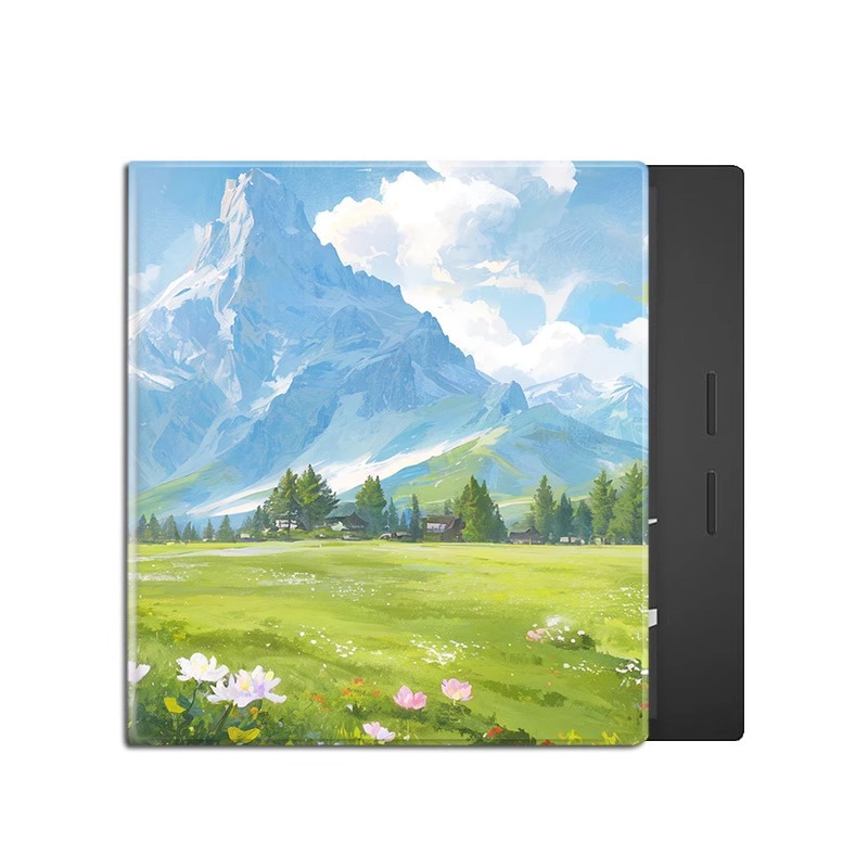 Flower Sea Landscape Magnetic E-book Protection Case Applicable to Arborite Poke5/leaf5/3c Reader Tab8c Shell 2