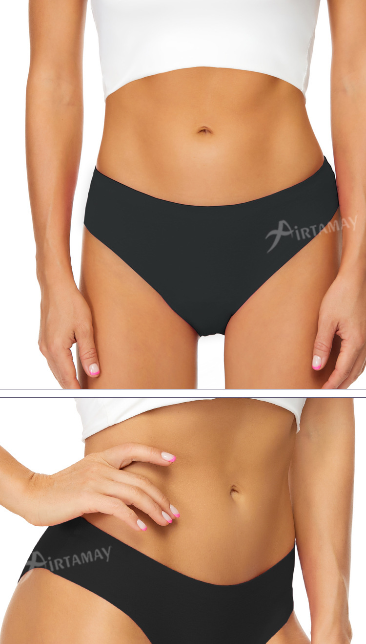 All Seasons Season Solid Color Mid Waist Physiological Shorts Panties