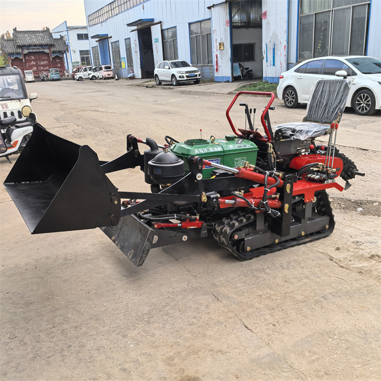 农用小型耕地农机开沟施肥机  乘坐式旋耕机  履带微耕机
