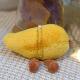 [4 inch in stock] mango 10CM doll grabbing machine doll plush toy spell many net red mango pendant