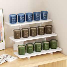 跨境阶梯展示架盲盒手办收纳架香水首饰化妆品酒水饮料桌面陈列架