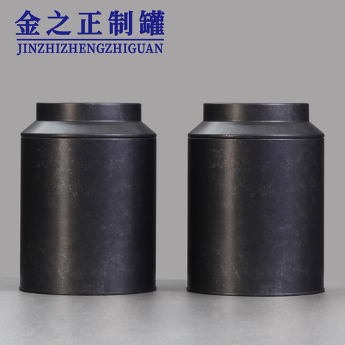 100g tea cake barreled tangerine peel storage small green orange round loose tea can antique fine sand iron round can wholesale