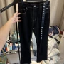 直筒ro修身夏季牛仔裤