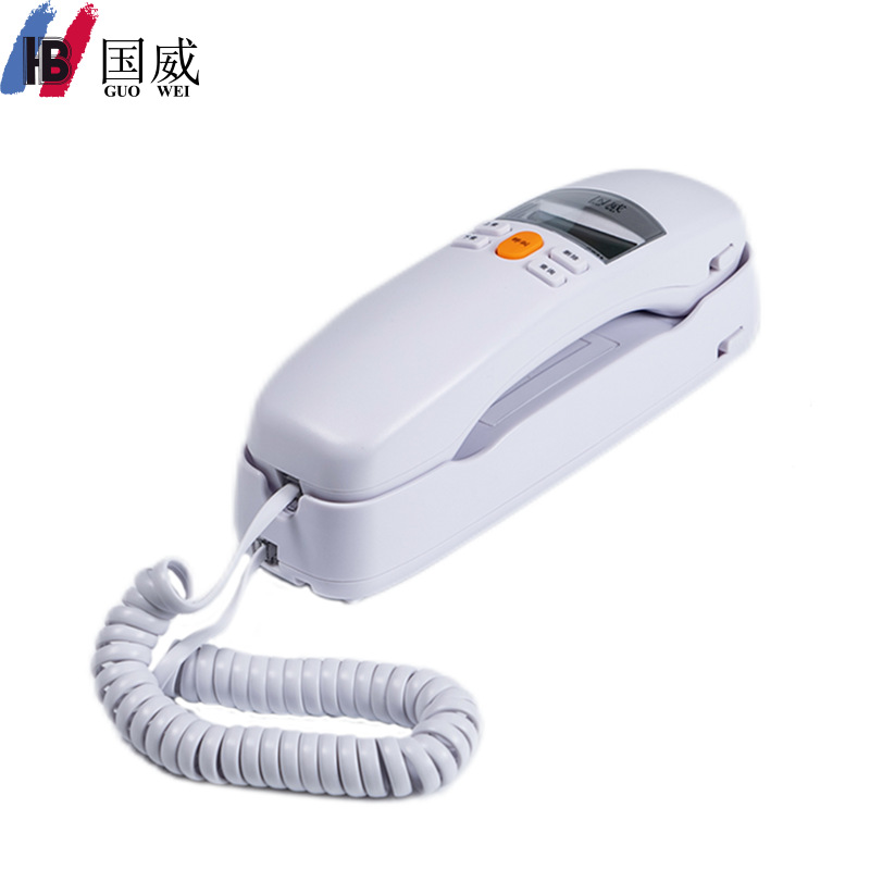 Guowei GW8A Caller ID Telephone, Stylish Office/Home/Hotel Wall-Mounted Bread Maker with One-Touch Dialing