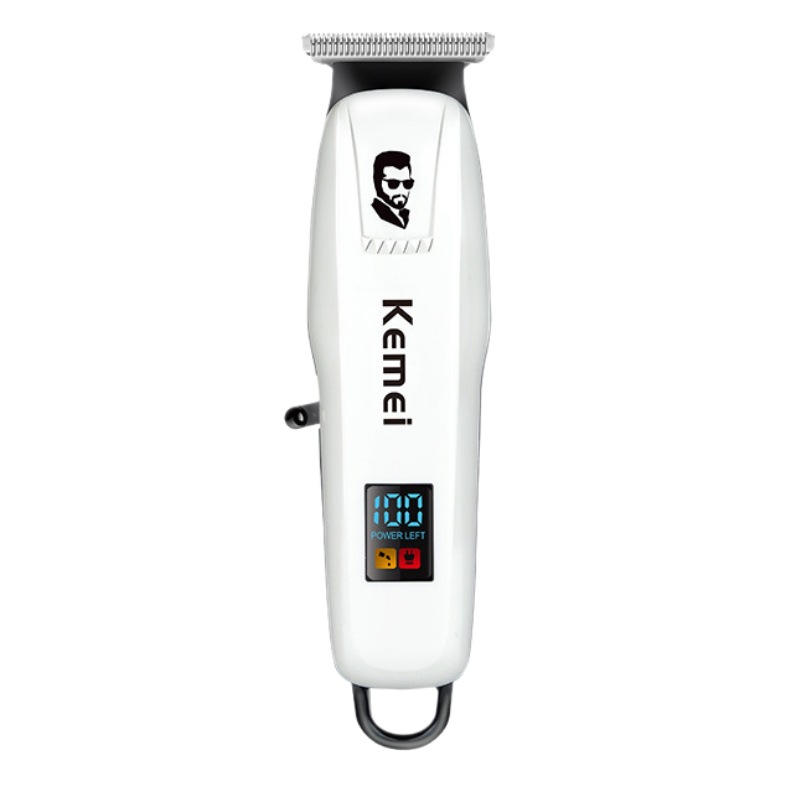 Cortadora de Pelo Eléctrica Kemei KM-PG232, Mini Recortadora de Pelo Portátil con Pantalla Digital, Cortadora Eléctrica Profesional al por Mayor
