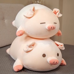 豚人形かわいいぬいぐるみ豚人形睡眠ベッド枕スーパーソフト布人形ガールフレンドへのギフト