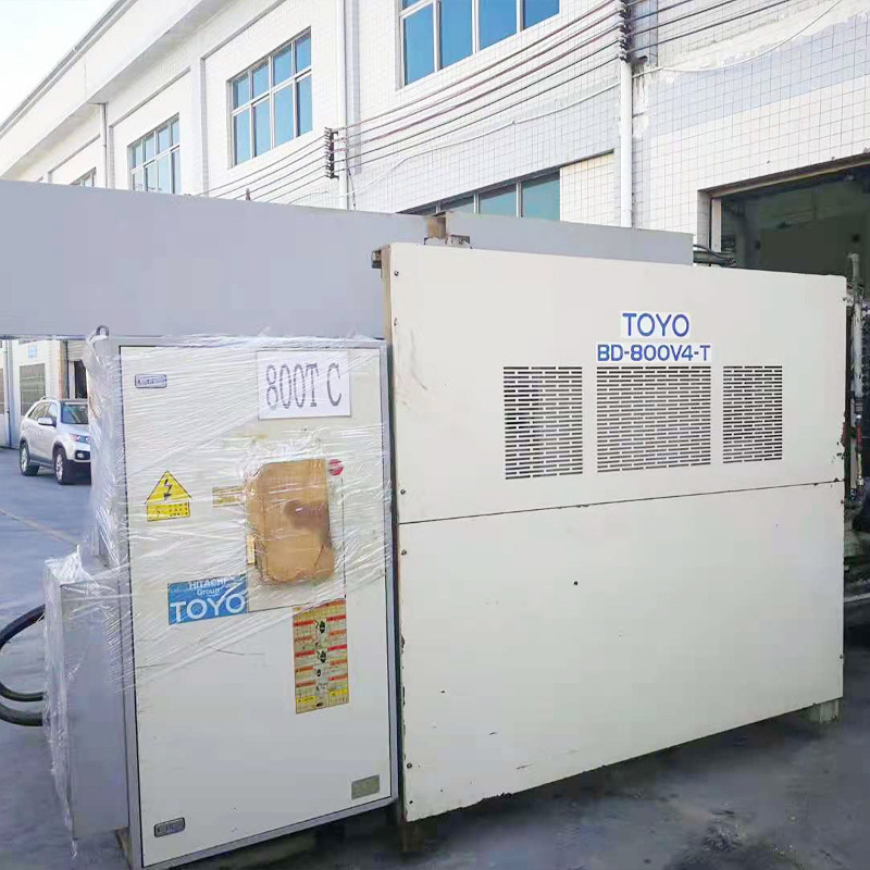 转让二手9成新东洋东芝压铸机800T和650T冷式压铸机进口压铸机