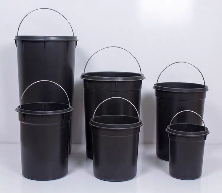 Round Pedal Type Plastic Sorting Inner Steel Trash Bin Outdoor Inner Barrel Bucket Rust Liner Household Bucket Pedal Toe