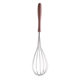 304 stainless steel wooden handle manual egg beater household commercial flour cream hand-held baking mixer