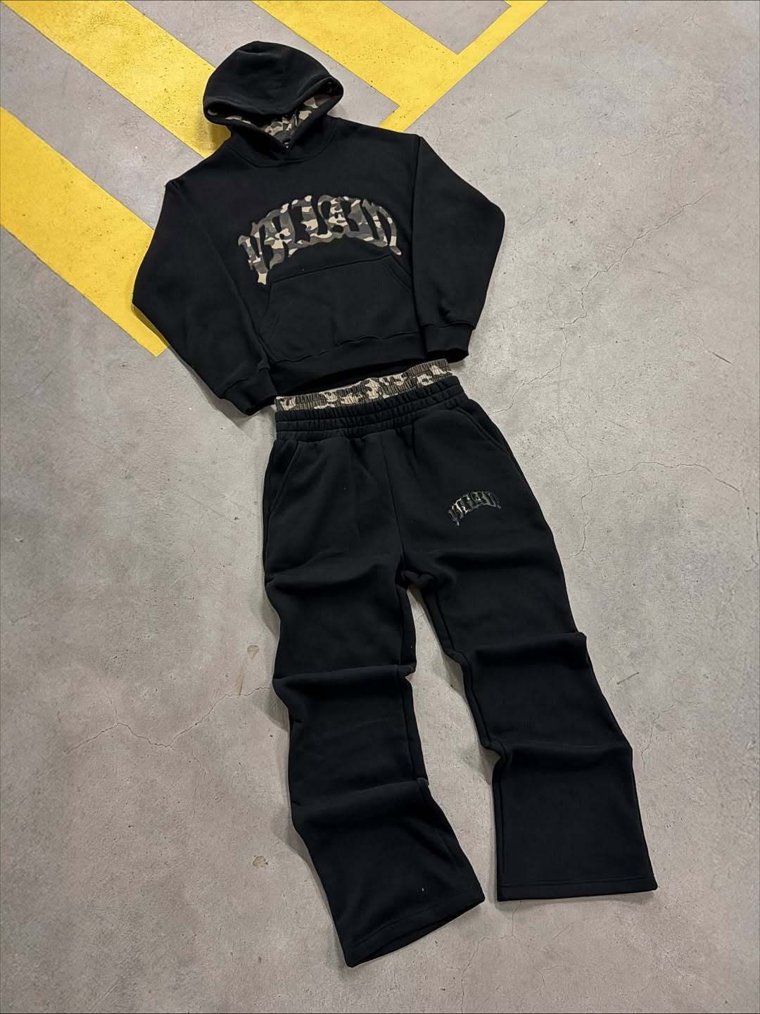 Vlone Set 2-Piece Black