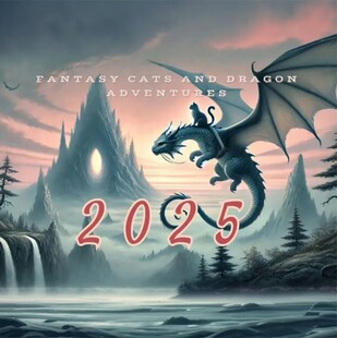 �羳��Ʒ2025 Cat Dragon Rider Calendar2025��؈���Tʿ�v����