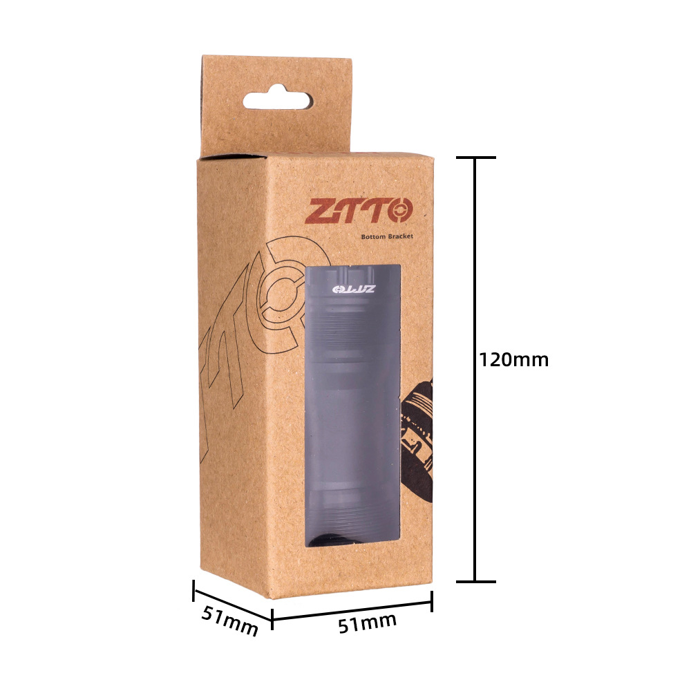 ZTTO T47 roscado pelin eje medio diámetro exterior 47mm diámetro interior eje 29mm T47 carretera de montaña eje medio