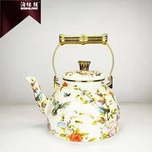 特厚珐琅搪瓷茶水壶功夫泡茶壶家用大号单壶耐高温茶具电磁炉明火
