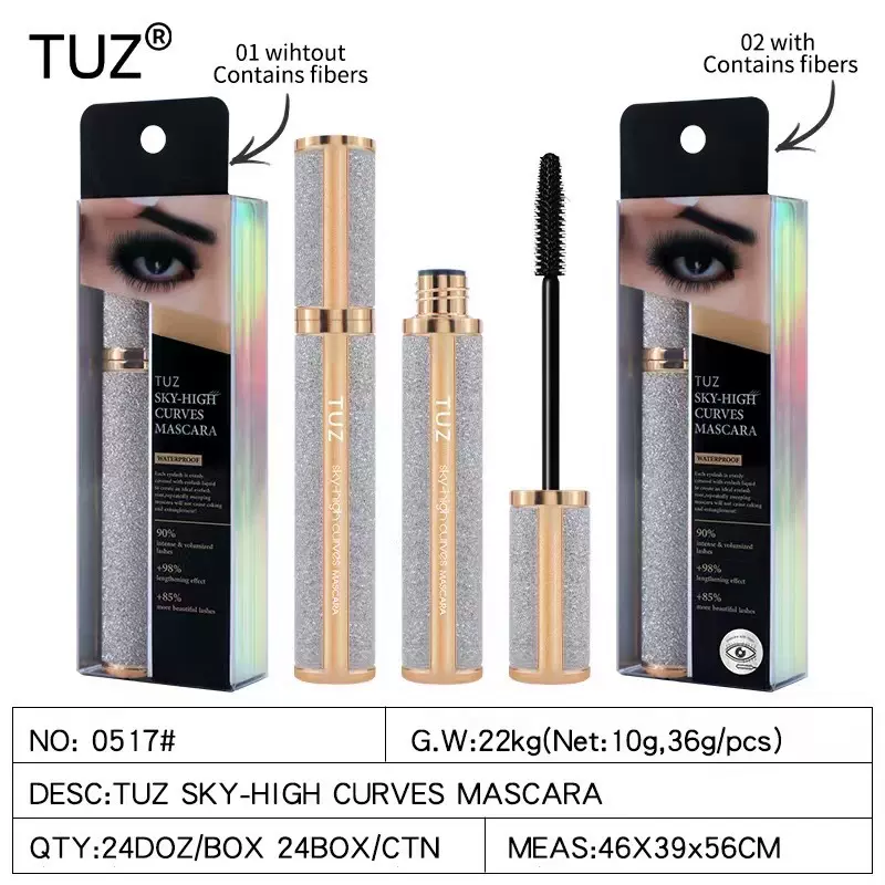 【英文睫毛膏】TUZ-浓密纤维睫毛膏防水不晕染跨境眼部美妆