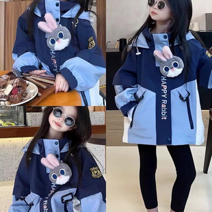 Girls Jacket Judy Rabbit Police Officer 2025 New Children
