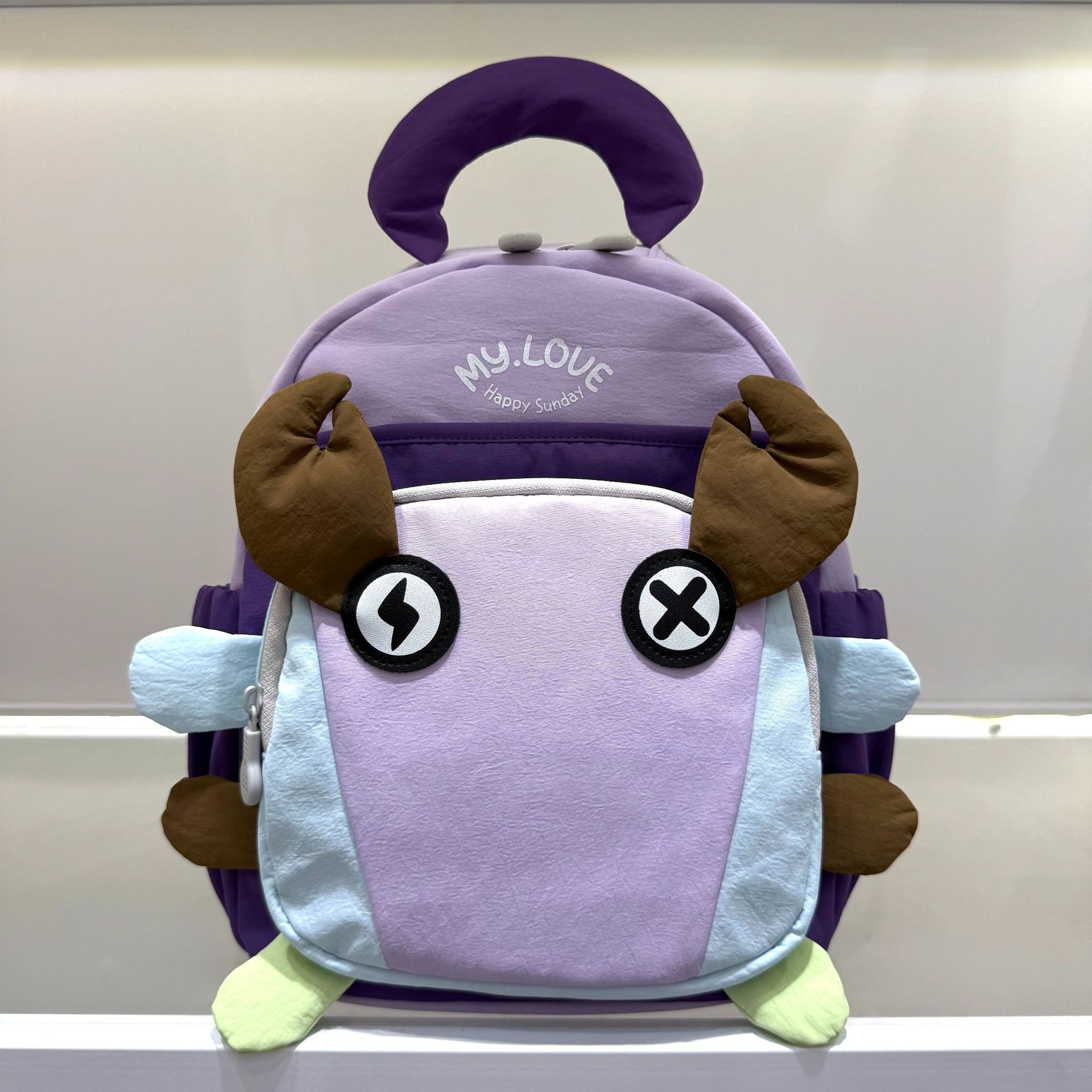 Mochila de dibujos animados para niños, mochila pequeña, 7 - 9 - 11 - 13 años, bolsas de moda para niños y niñas, color caramelo, ligero