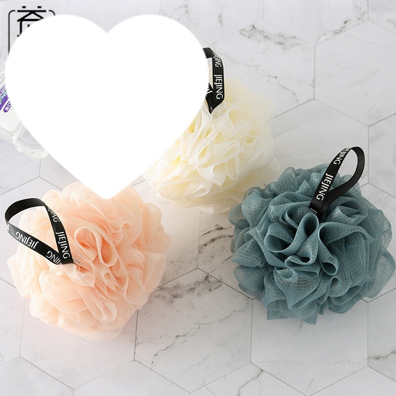 Extra Large Bath Flower Bath Ball, Adult Bath Supplies, Two-Color Foaming Net, Foam Delivery Service