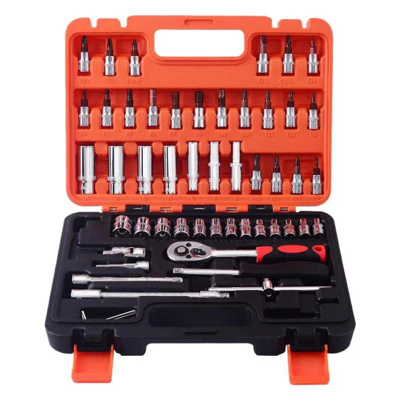 Набор комбинированных инструментов для машинного ремонта из 82 предметов Набор втулок для инструментов для ремонта автомобилей из 121 предмета Набор бытовых инструментов для ремонта из 46 предметов