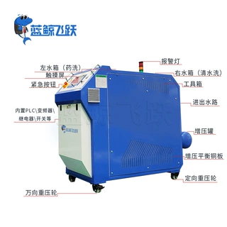 厂家直供脉冲瓶坯模具水路清洗机 吹瓶模具吹塑模具橡胶模具清洗
