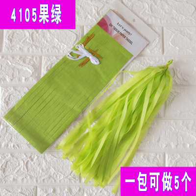 Papel de aluminio globo borla cinta Garland cumpleaños ventana decoración de la boda fiesta Navidad decoración suministros papel borla