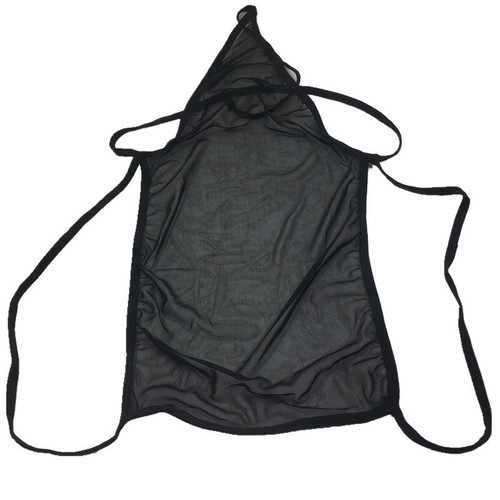 Flirty Men's Bellyband Underwear: Stretchy, Transparent, Ultra-Supple One-Piece Backless Bodycon Dress in Soft Mesh