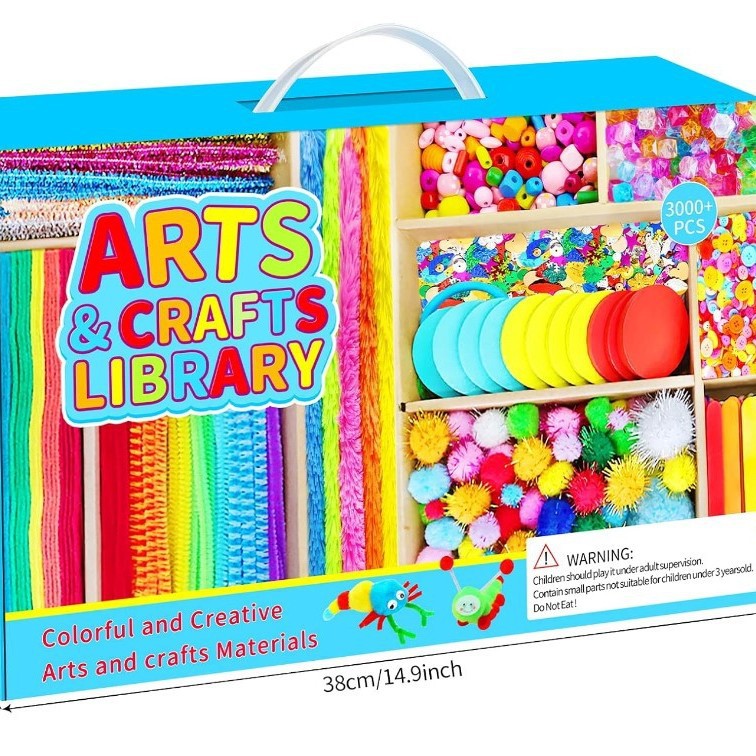 3000 Pieces Luxury Craft Box-Children's Art Handmade DIY Craft Box