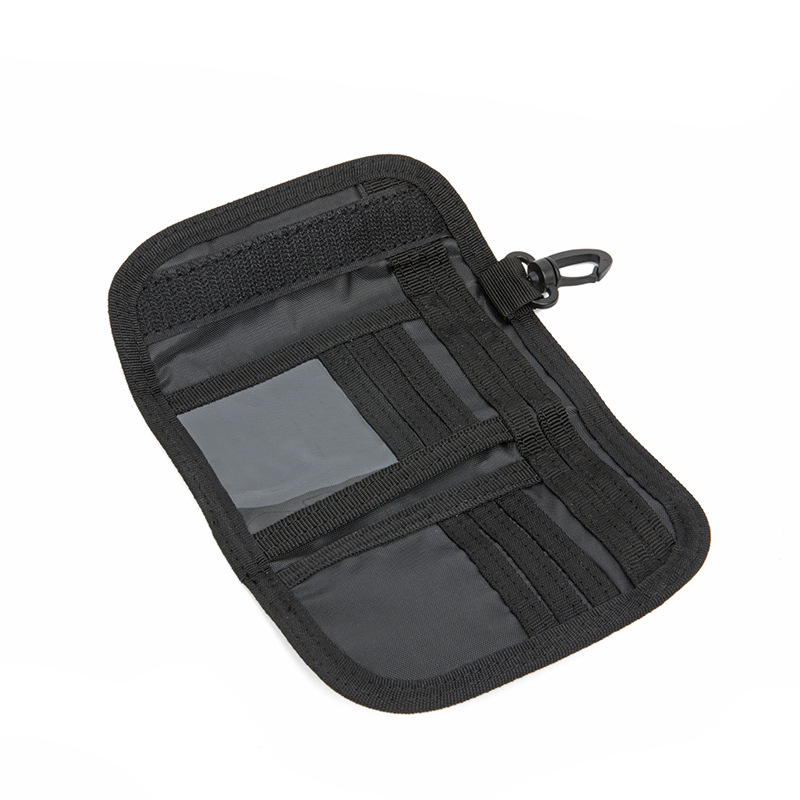 Travel tactics wallet with velcro for training