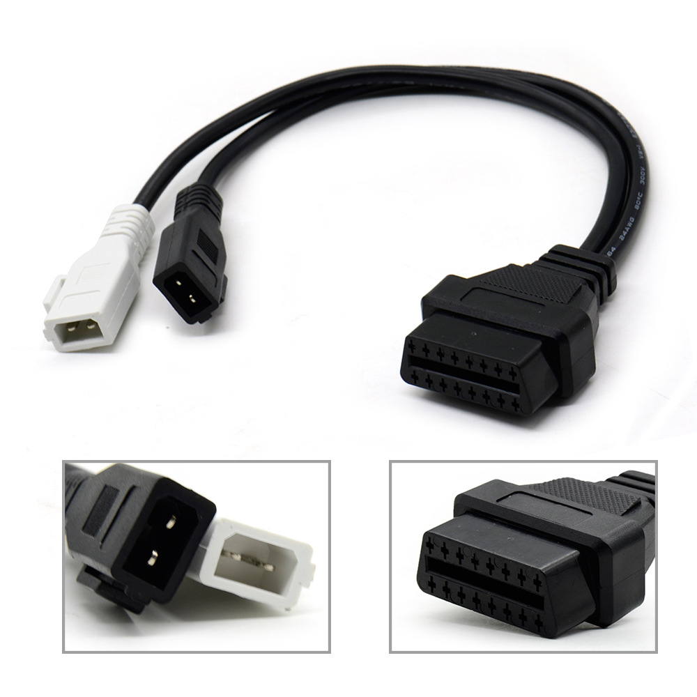 2X2Pin to OBD2 16Pin Female Connector