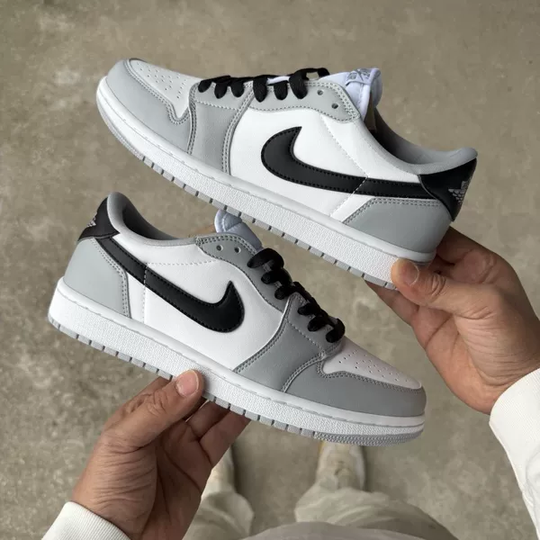 Aj1-black, white and gray [pure original rubber sole + friction sound]