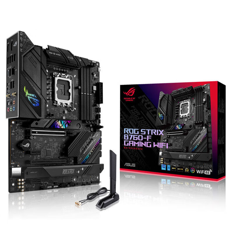 Asus Rog Strix B760-F Gaming Wifi6 Desktop Computer Motherboard Is Suitable for 13Th Generation Cpus