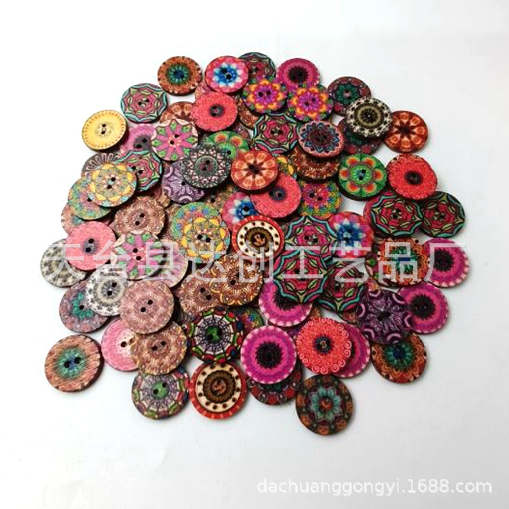 Color mezclado 10*15mm * redondo * pintura